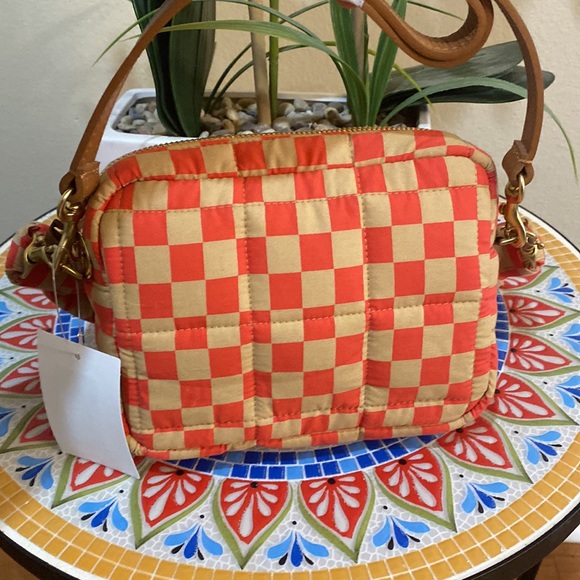 Clare V.. Lucie Quilted Checker Crossbody Bag - Picture 7 of 13